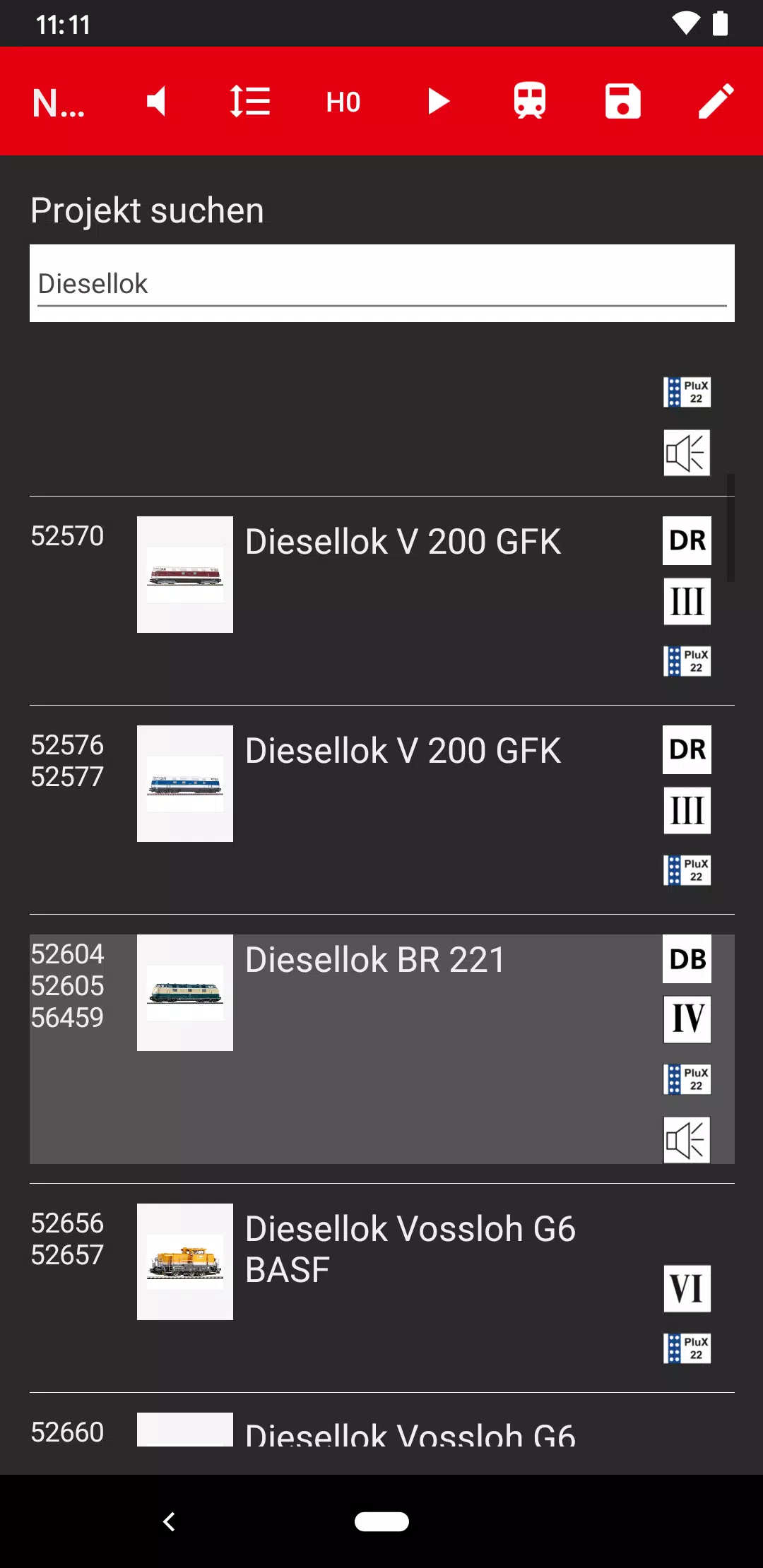 PIKO SmartProgrammer App Schermafbeelding 2