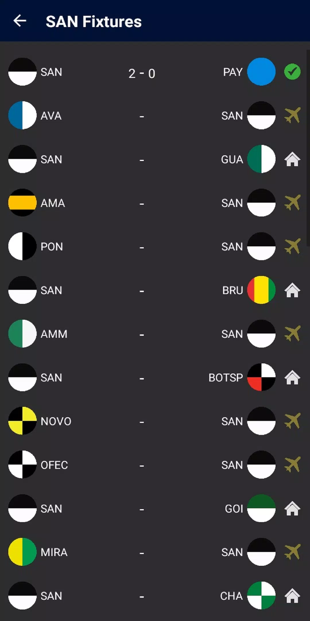 Brasileiro Série B Calculator应用截图第4张