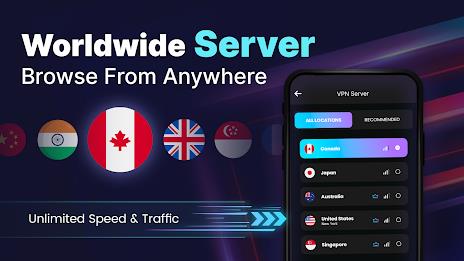 Hotspot VPN Fast Proxy Server ภาพหน้าจอ 1
