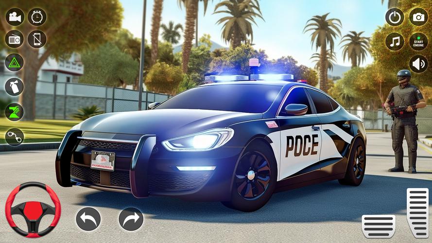 Cop Car Parking: Driving Games スクリーンショット 3
