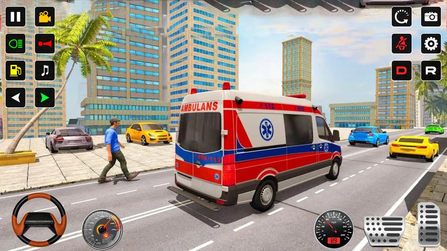 Police Rescue Ambulance Games スクリーンショット 3