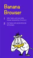 Banana Browser: Adblock, Secur Captura de tela 1
