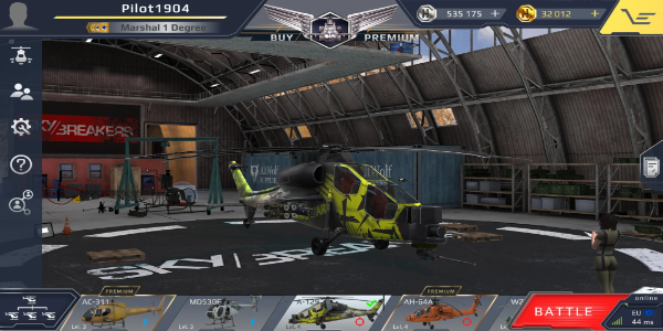 Schermata SkyBreakers Helicopters 1
