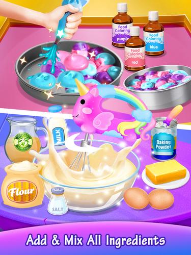 Galaxy Unicorn Cake Ảnh chụp màn hình 1