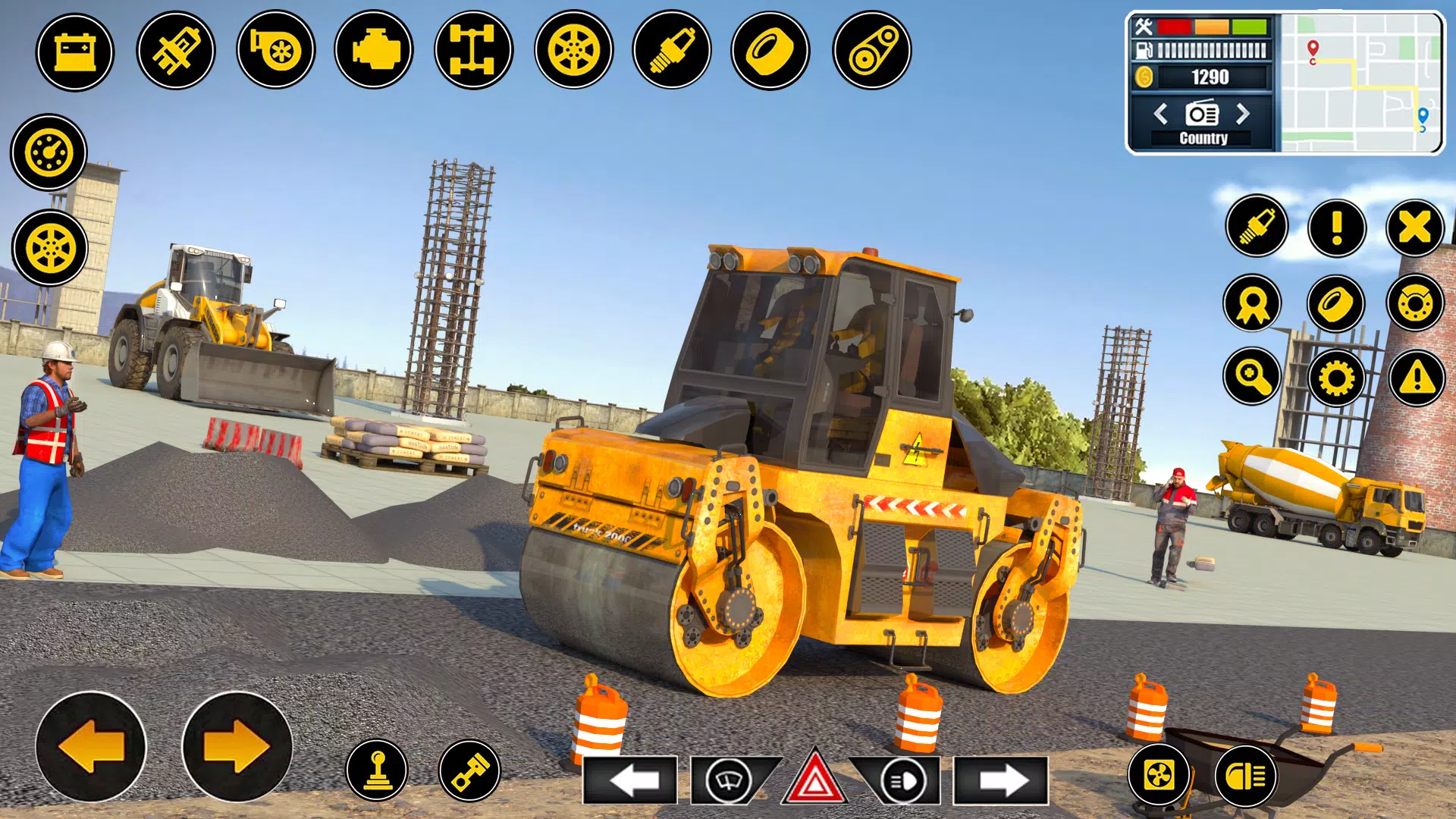 3D City Road Construction Game स्क्रीनशॉट 4