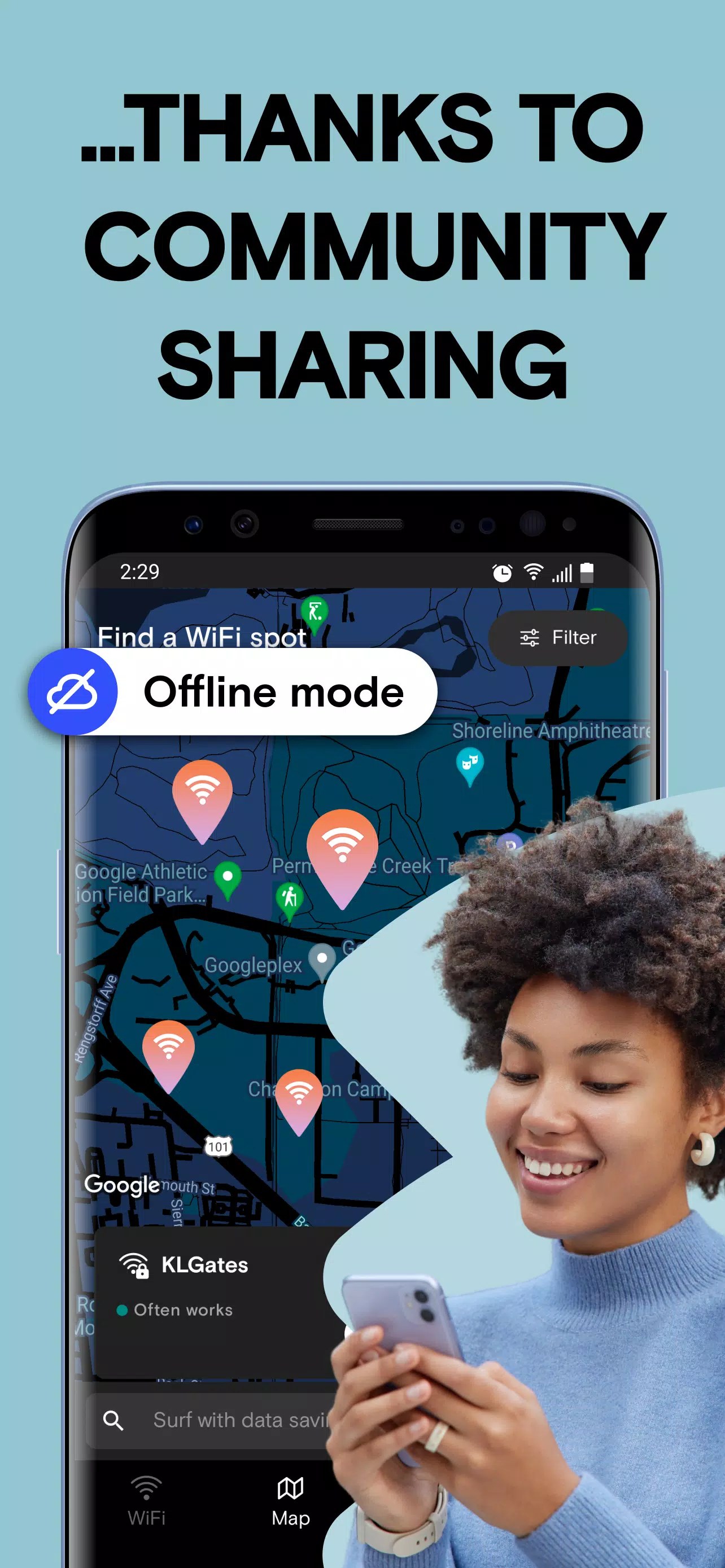 Instabridge: WiFi Map Screenshot 4