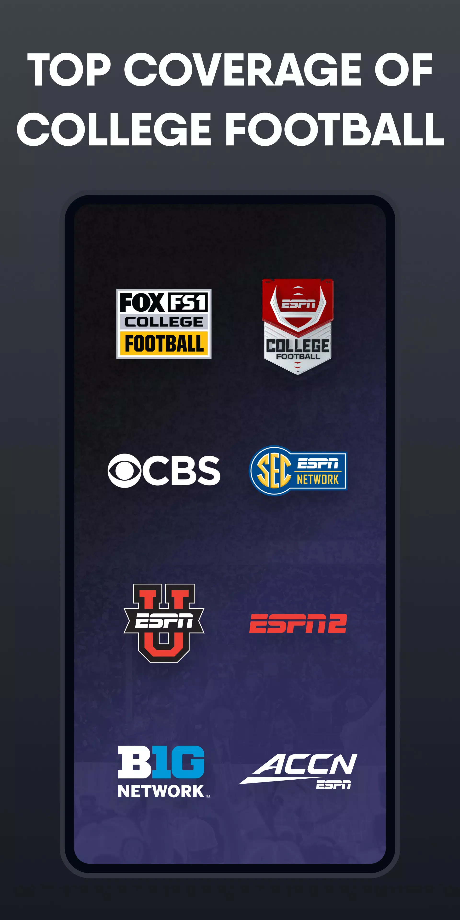 Schermata Fubo: Watch Live TV & Sports 3