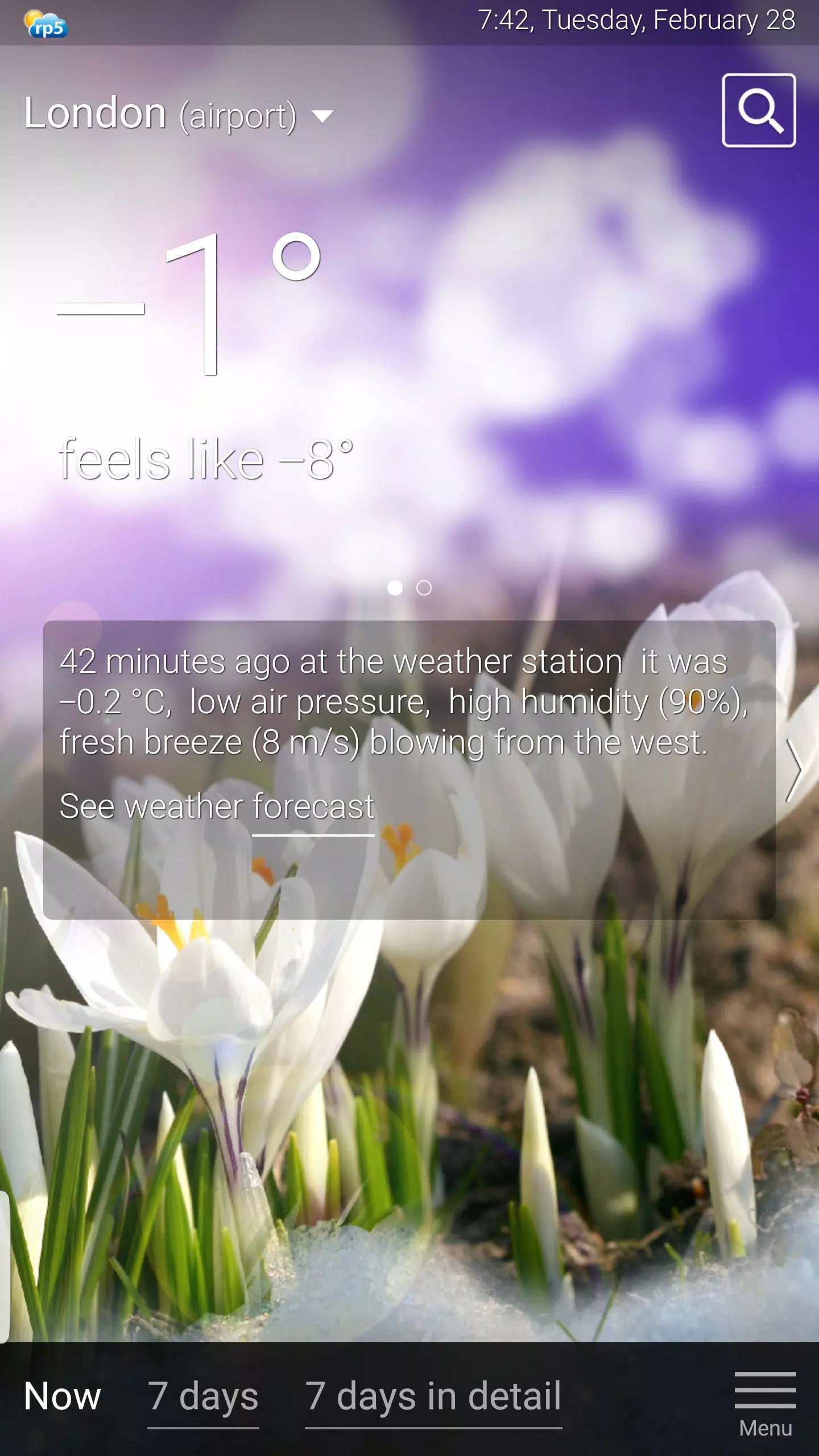 Weather rp5 (2023) Screenshot 1