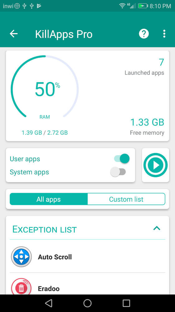 KillApps: Close Running Apps應用截圖第1張