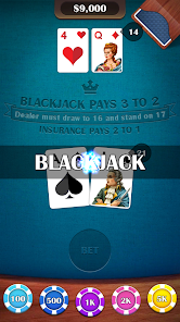 Casino BlackJack 21 Card Game 스크린샷 3