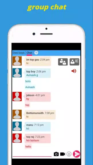 Gay Chat App & Gay Dating App Capture d'écran 3