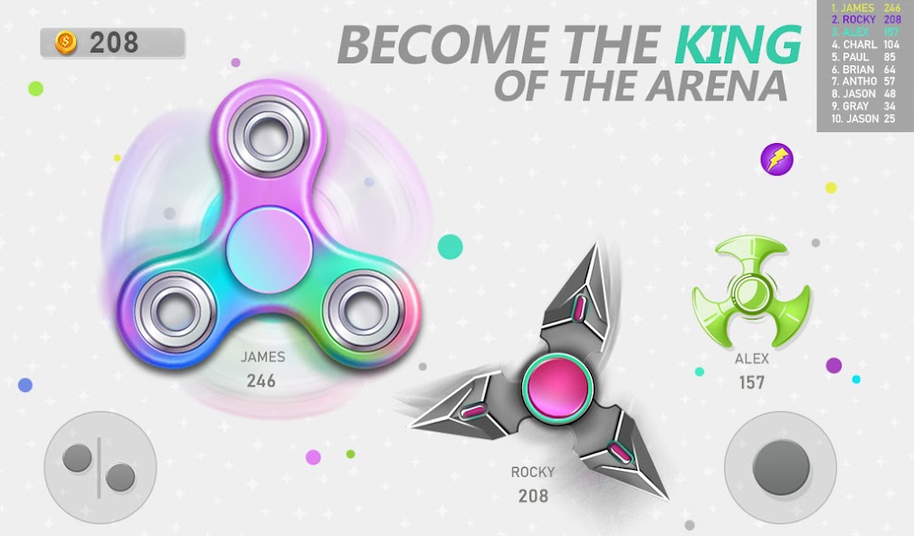 Игры Fidget Spinner в реальном Скриншот 2