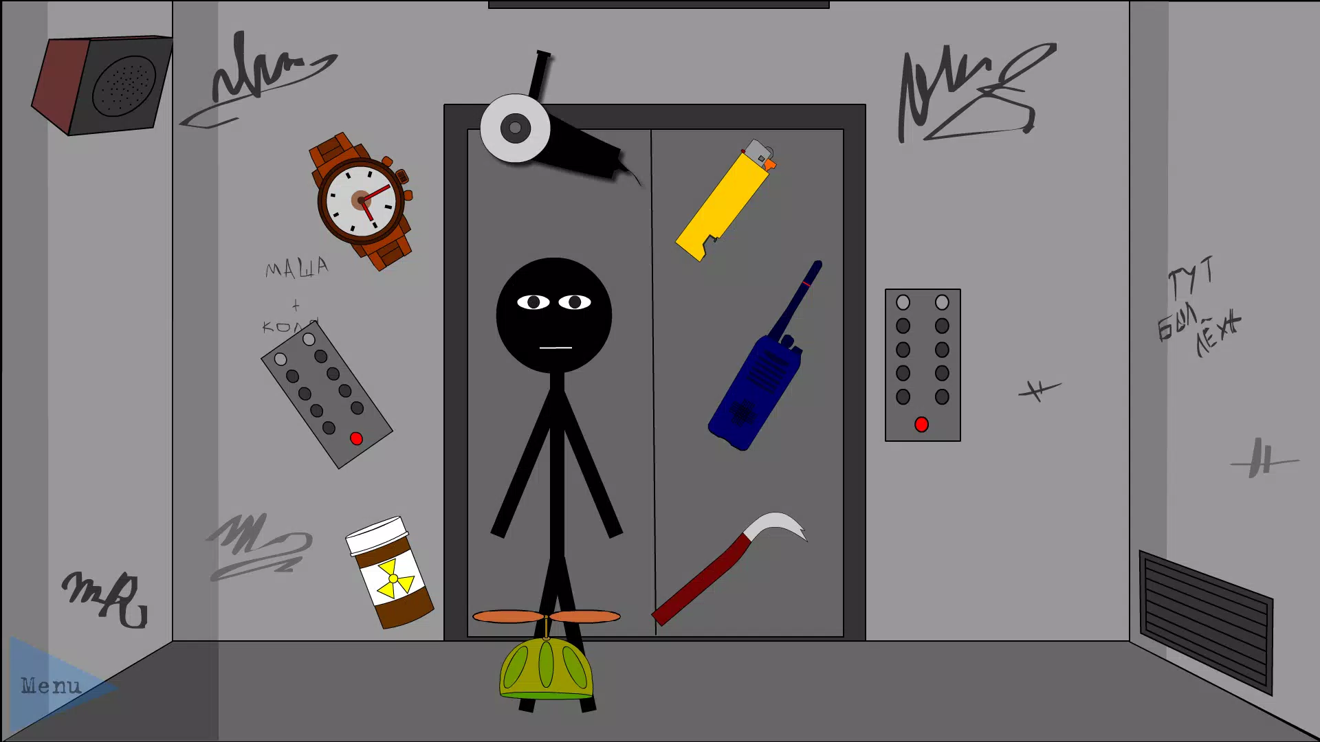 Stickman Escape Lift Screenshot 1