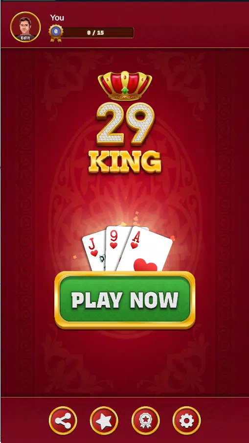 29 King Card Game Offline Screenshot 1