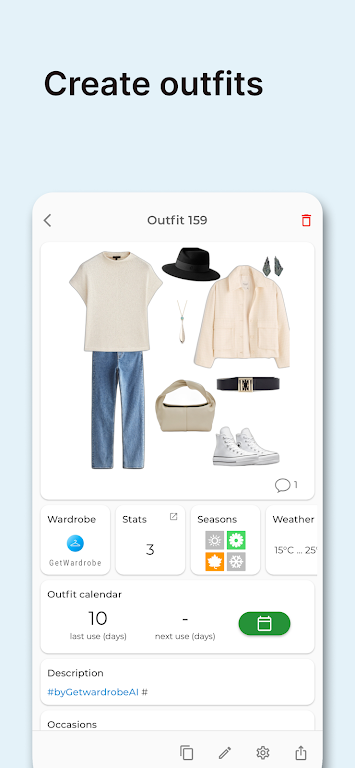 GetWardrobe Outfit Maker ဖန်သားပြင်ဓာတ်ပုံ 1