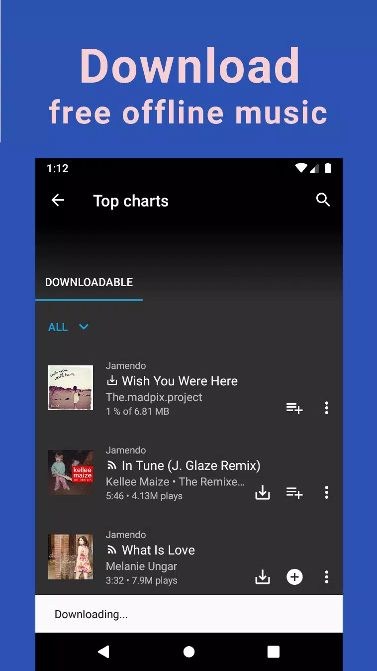 Unlimited MP3 Music Downloader Screenshot 2