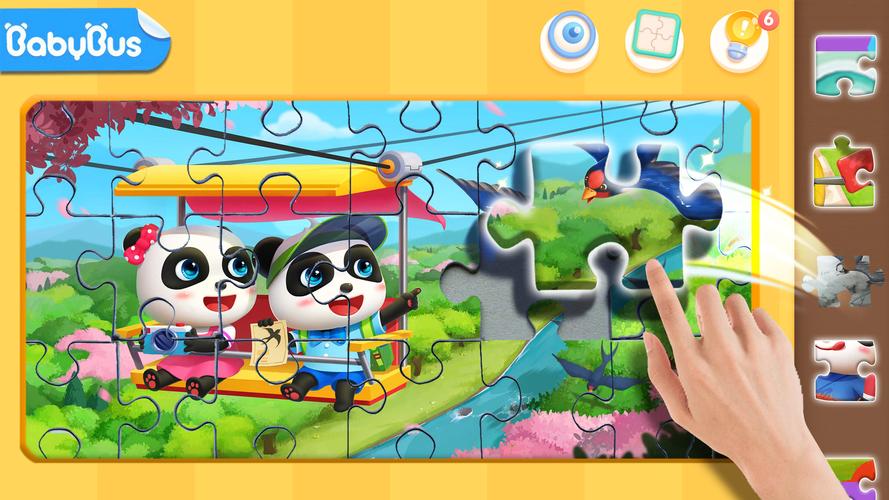 Quebra-cabeças do Bebê Panda Captura de tela 1