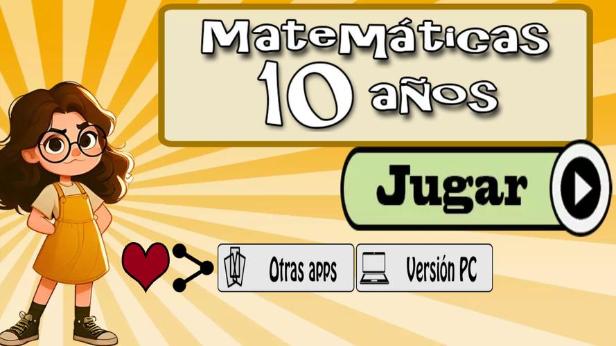 Matemáticas 10 años Скриншот 1