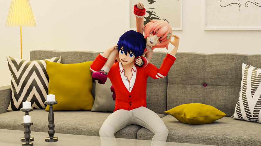 Anime Father Family Simulator スクリーンショット 1