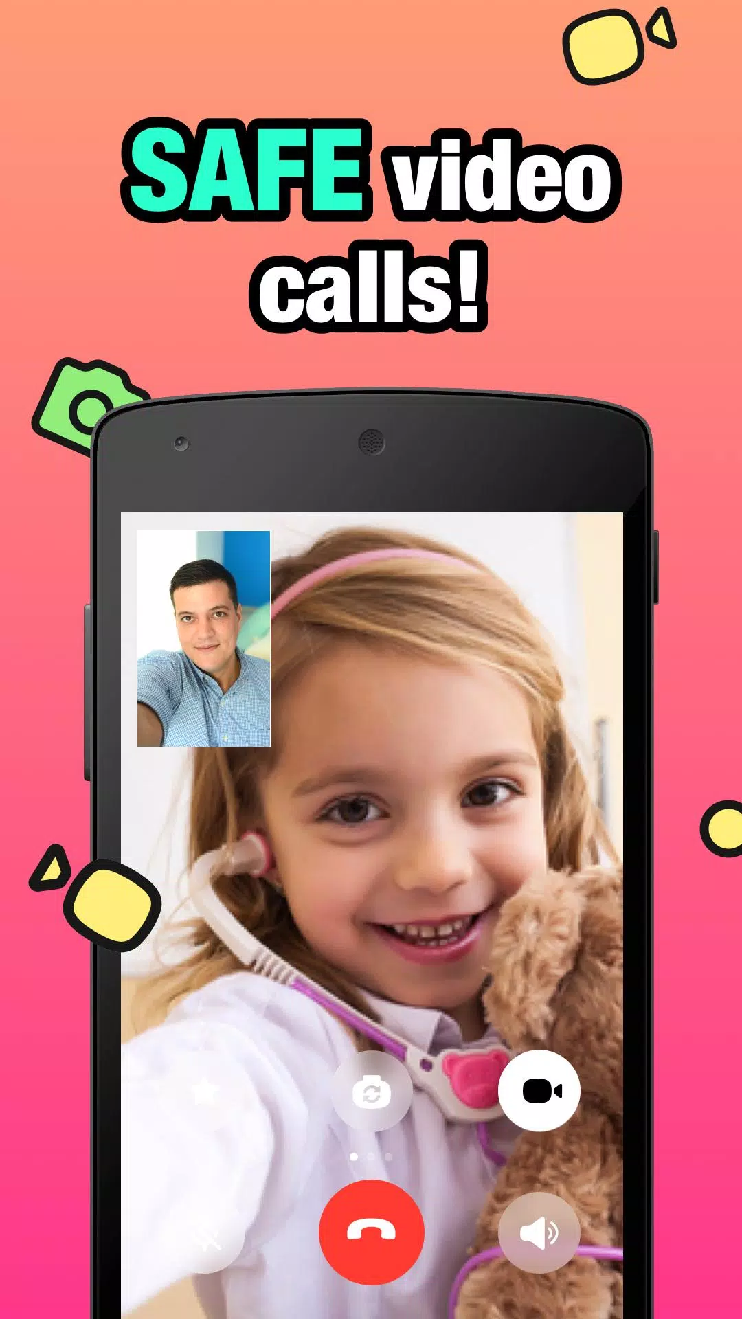 Schermata JusTalk Kids - Safe Video Chat and Messenger 1