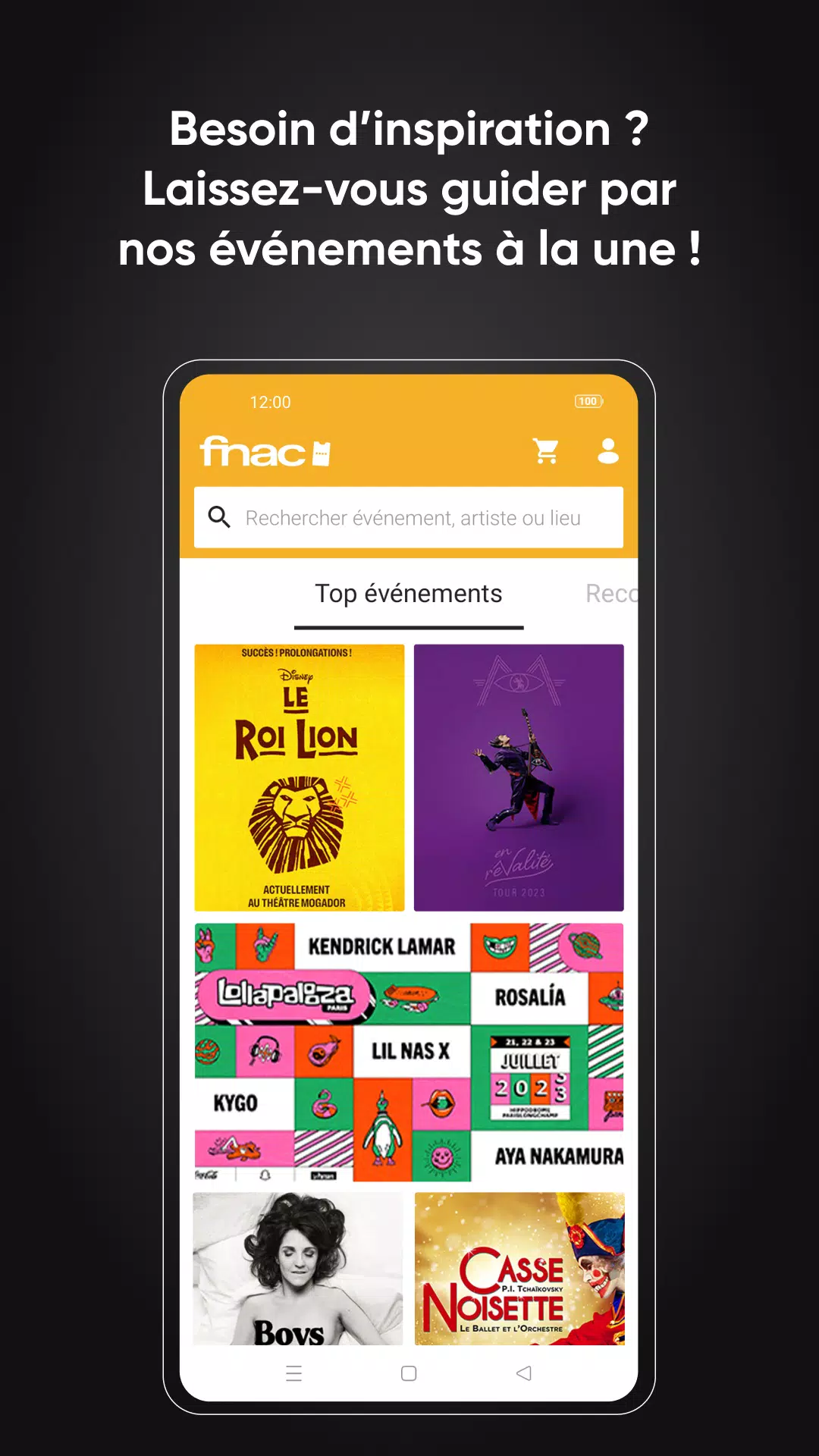 Fnac Spectacles應用截圖第1張