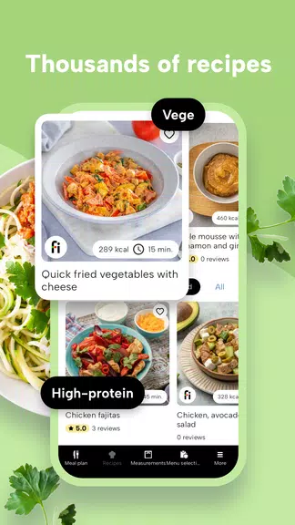 Fitatu Calorie Counter & Diet ဖန်သားပြင်ဓာတ်ပုံ 3