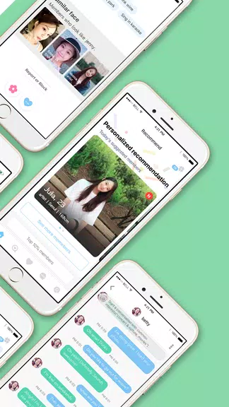 WowU– Face recognition Dating, Meet Singles & Chat Zrzut ekranu 2
