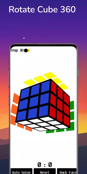 Rubik's Cube Solver - 3D Cube स्क्रीनशॉट 1