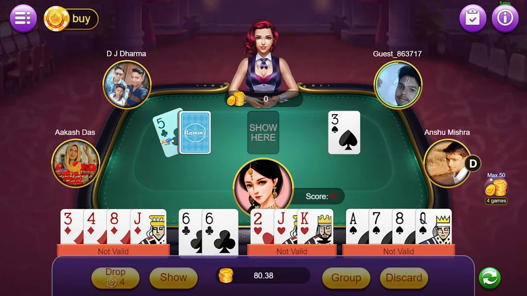 Rummy Moment應用截圖第2張
