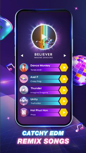 Tiles Hop Fire: EDM Piano Mix Screenshot 2