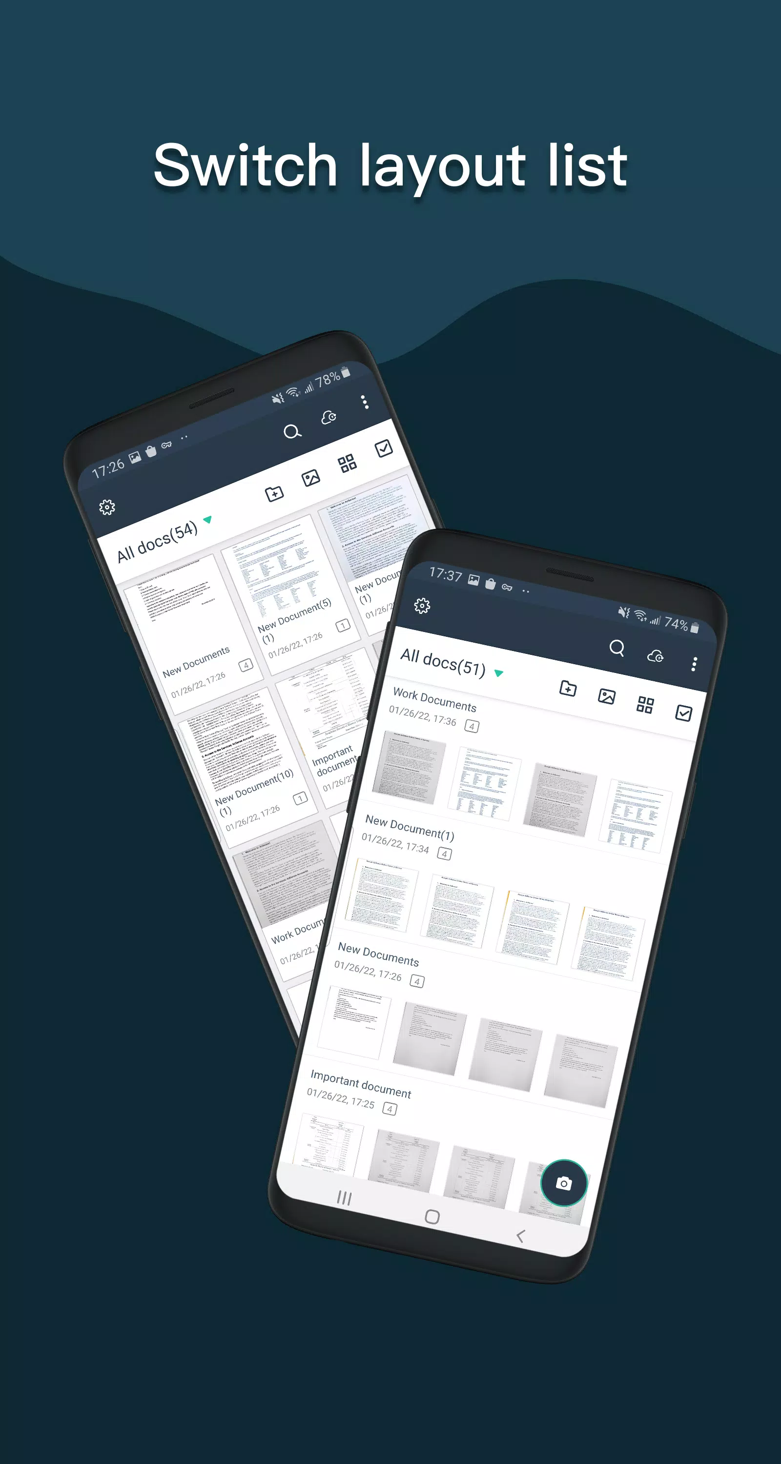Simple Scan - PDF Scanner App Captura de tela 1