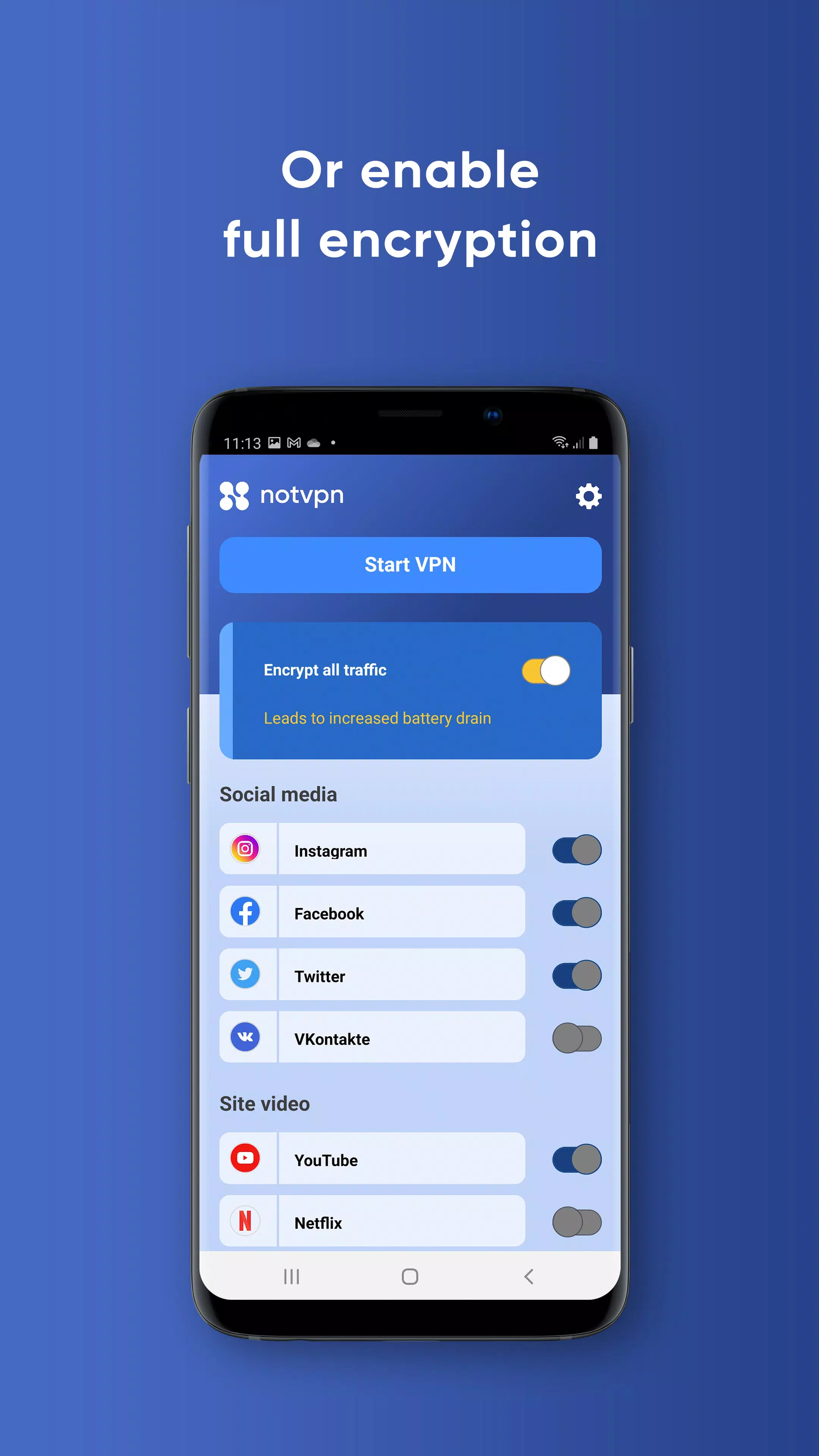 NotVPN スクリーンショット 2
