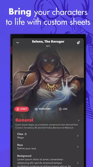 mRPG - Chat app to play RPGs スクリーンショット 3