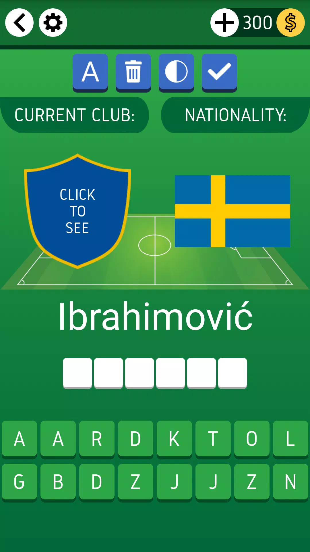 Names of Soccer Stars Quiz Screenshot 2