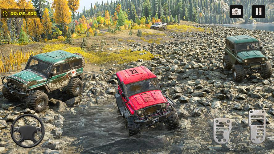 Mud Race Offroad Mudding Games Captura de pantalla 2