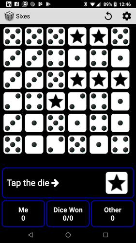 Sixes Screenshot 1