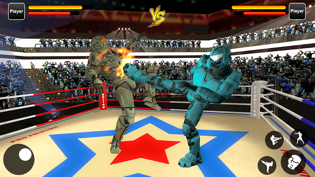 Schermata Robot Ring Fighting Real Robot VS Superhero Robot 2