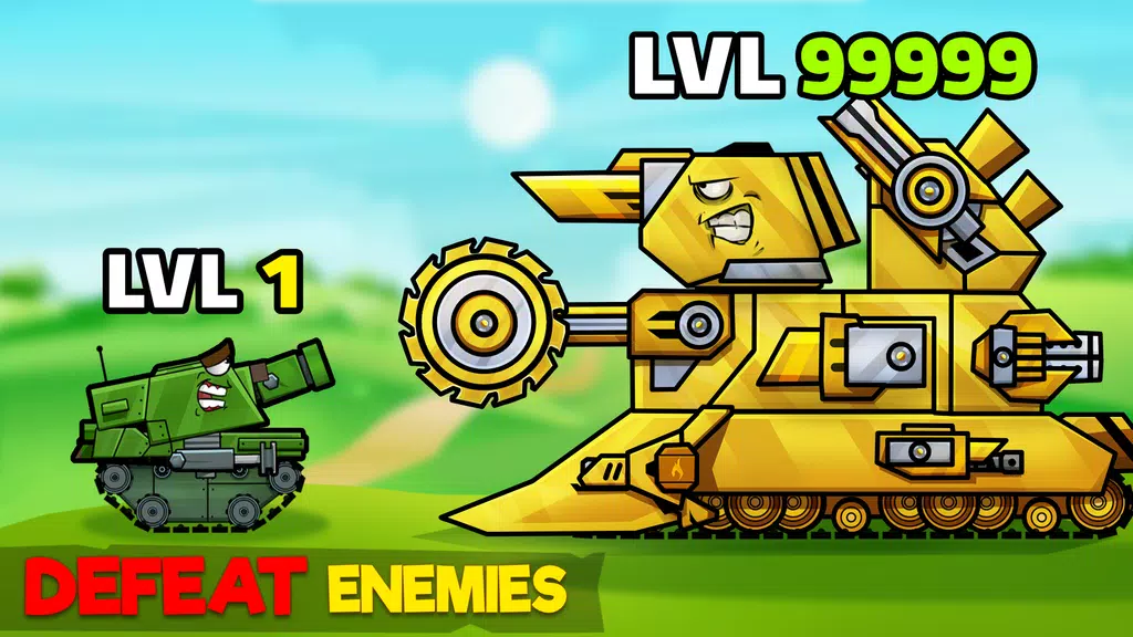 Tanks Arena io: Craft & Combat Capture d'écran 1
