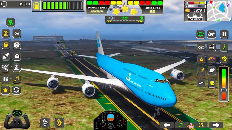 Real Flight Sim Airplane Games Screenshot 2