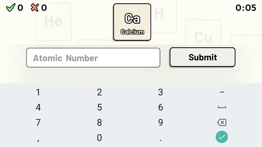 Periodic Table Quiz Captura de pantalla 4
