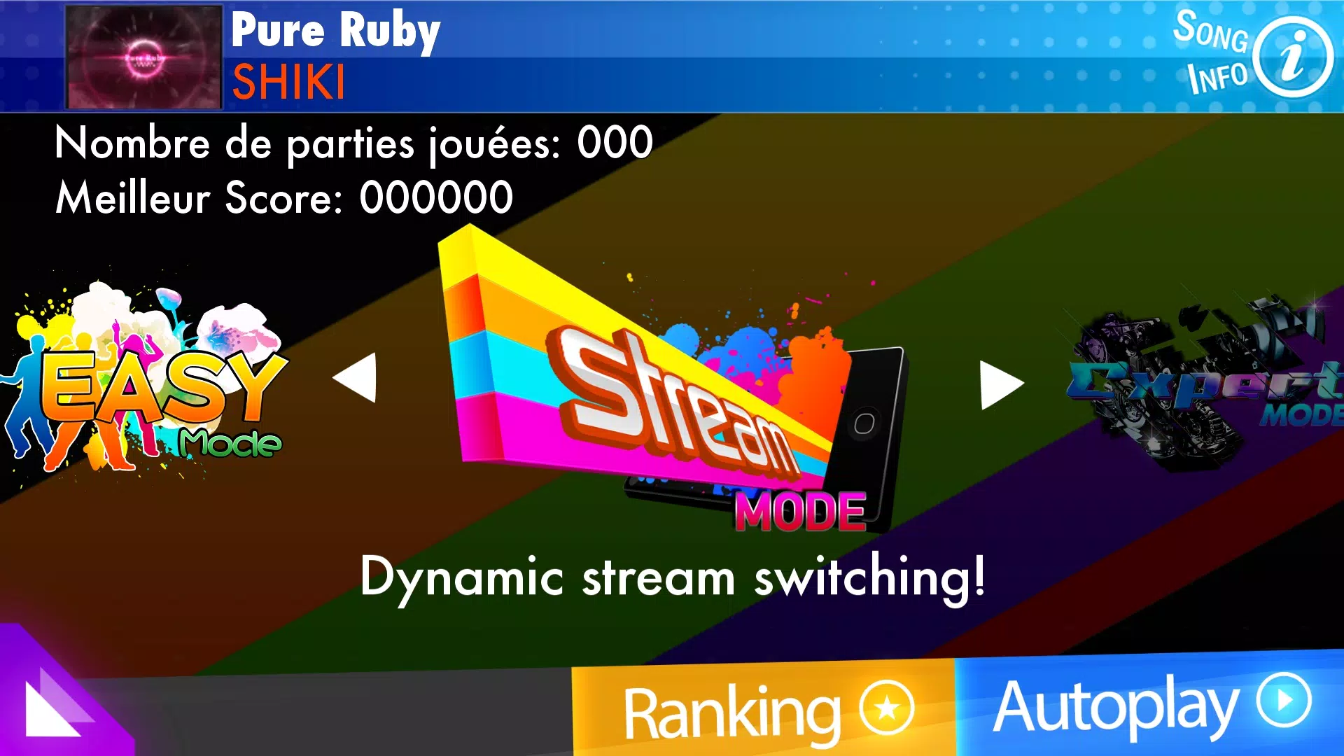 Schermata osu!stream 3