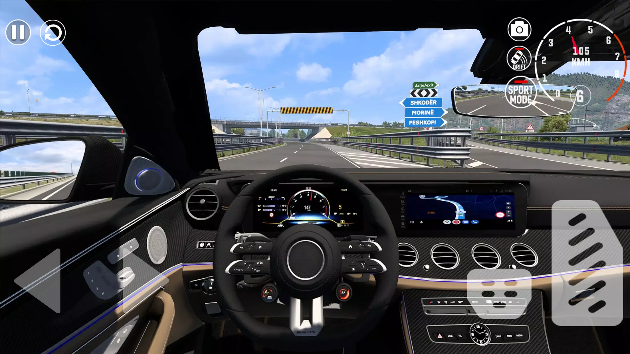 Racing in Car Driving Games 24 Schermafbeelding 2