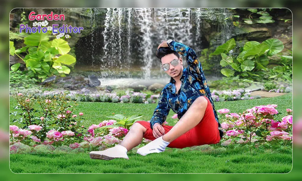 Garden Photo Frame Editor Скриншот 3