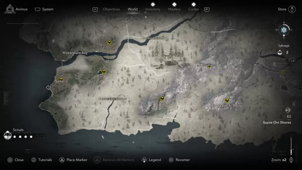 Kakurega Location Map - KII