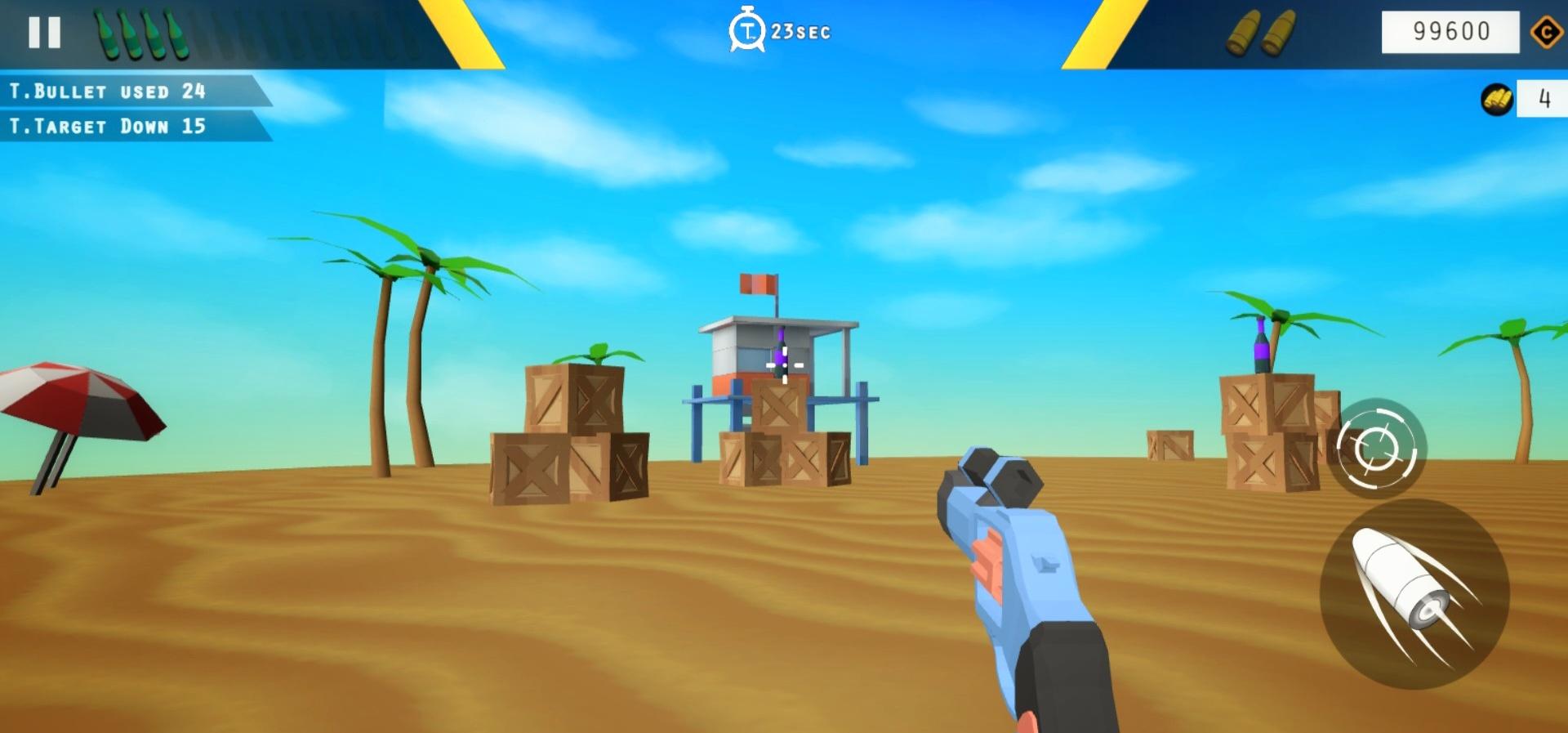 Bottle Shooting Game Ảnh chụp màn hình 2