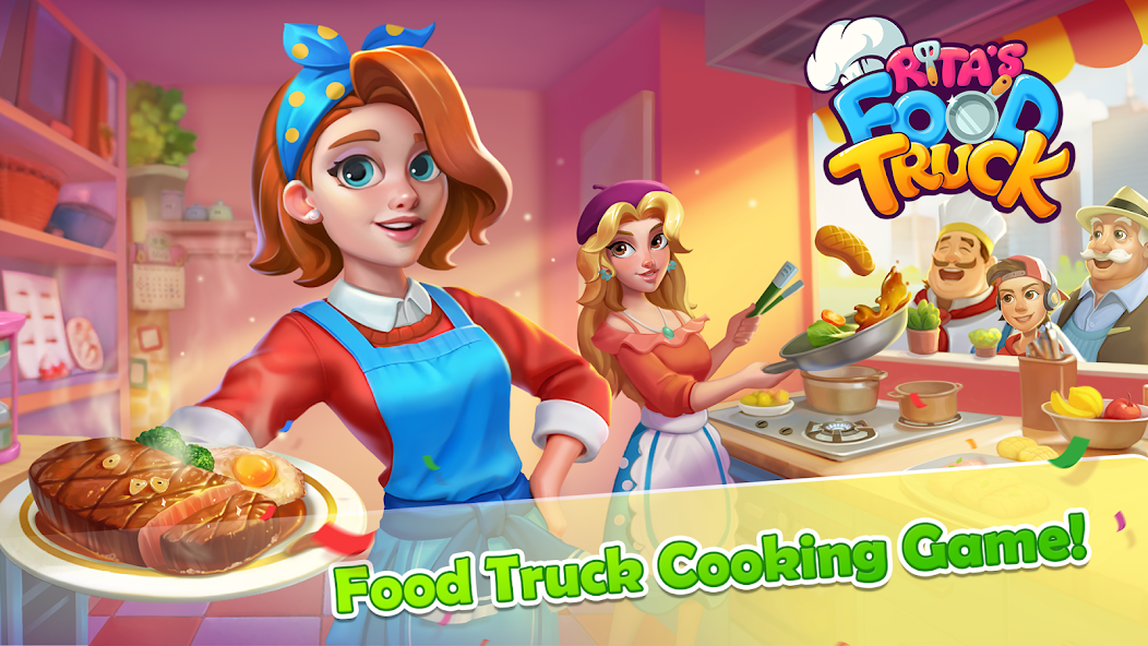Rita's Food Truck:Cooking Game Mod Screenshot 1