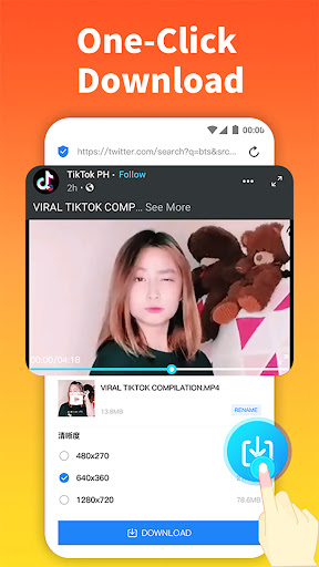 Tube Video Downloader & VPN 스크린샷 1