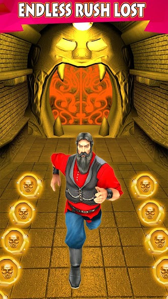 Lost Temple Castle Frozen Run Mod Tangkapan skrin 1