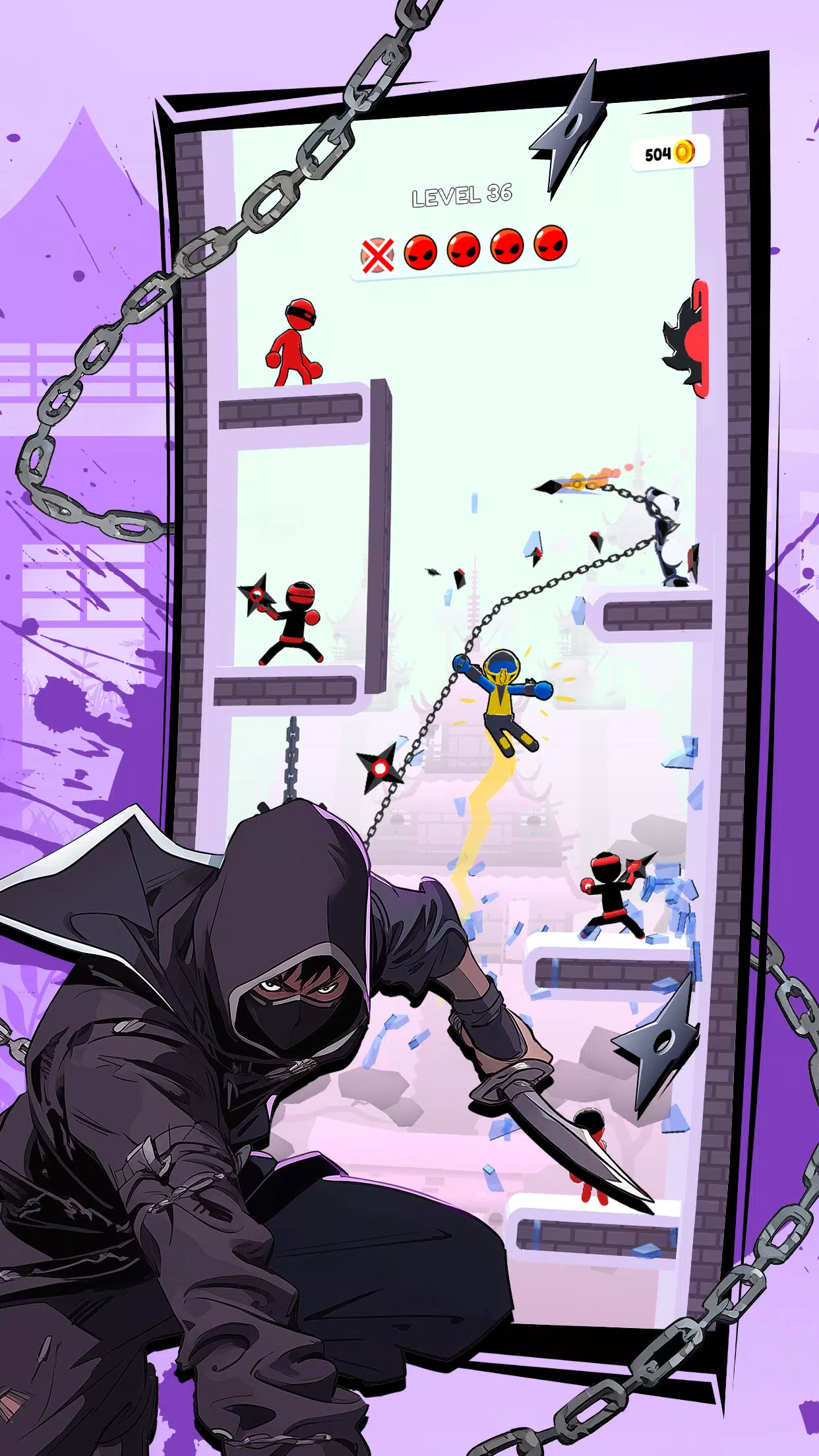 Stickman Teleport Master 3D ภาพหน้าจอ 1