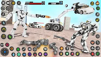 Robot Truck Car Transform Game ဖန်သားပြင်ဓာတ်ပုံ 2